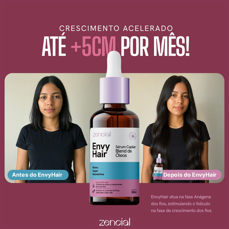 Oléo Capilar Envy Hair Sérum de Crescimento